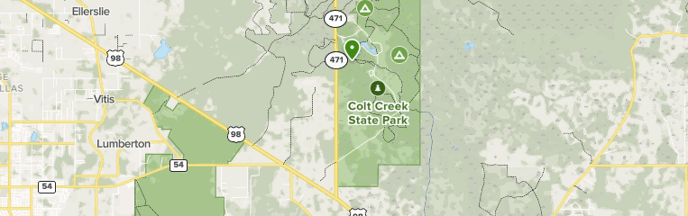 Colt Creek State Park Map - Oakland Zoning Map