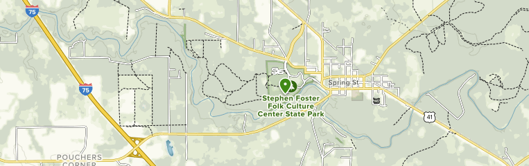 Stephen Foster State Park Map