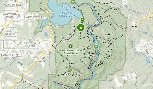 sweetwater creek state park map Best Trails In Sweetwater Creek State Park Georgia Alltrails sweetwater creek state park map