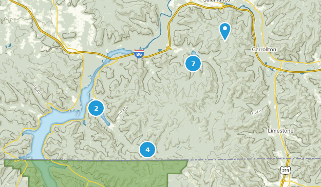 Allegany State Park Quaker Map