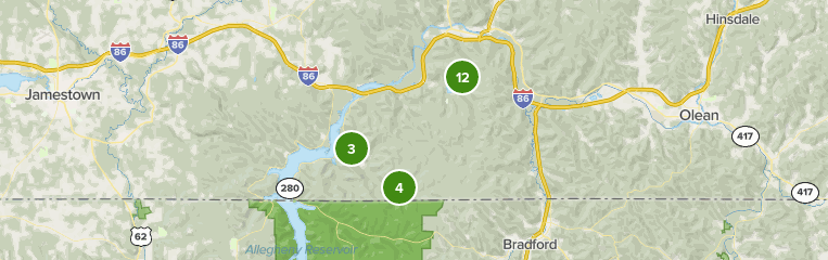 allegany state park hiking trails