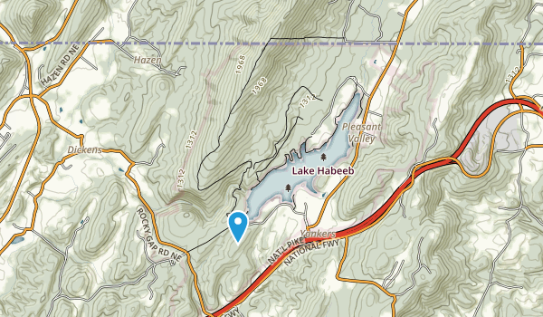 map of rocky gap casino