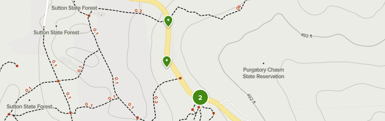 Purgatory Chasm Trail Map Best 10 Trails In Purgatory Chasm State Reservation | Alltrails