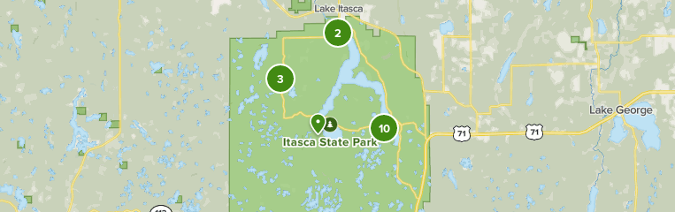 itasca state park hiking