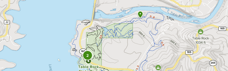 Table Rock State Park Map Best 10 Trails In Table Rock State Park | Alltrails