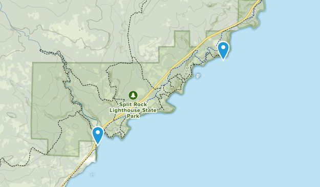 Split Rock Lighthouse State Park Map