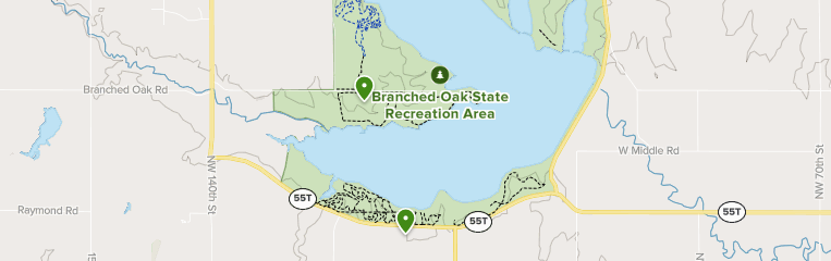 Branched Oak Lake Map Best Trails In Branched Oak State Recreation Area | Alltrails