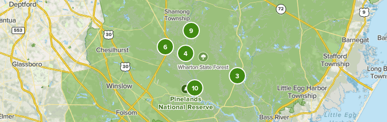 Wharton State Forest Map L08Bjgtfjcrytm