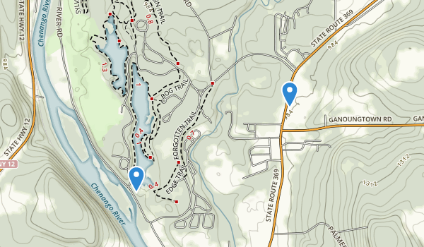 Chenango Valley State Park Trail Map