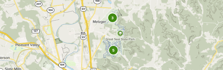 Great Seal State Park Trail Map Best 10 Trails In Great Seal State Park | Alltrails