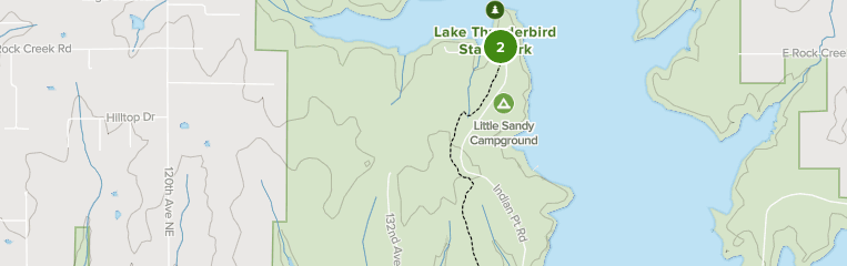 lake thunderbird state park ok hiking