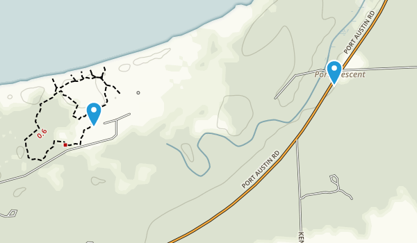 Port Crescent State Park Campground Map