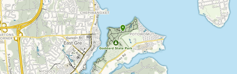 goddard state park bike trail