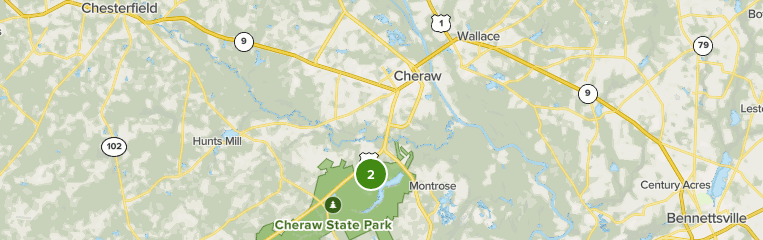 Cheraw State Park Map