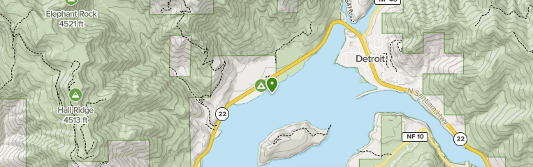 Map Of Detroit Lake Oregon Best 10 Trails In Detroit Lake State Recreation Area | Alltrails