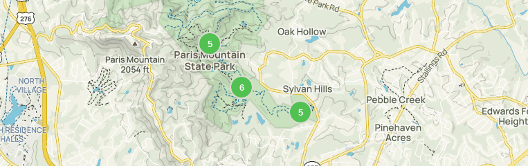 Paris mountain state park best sale mountain biking