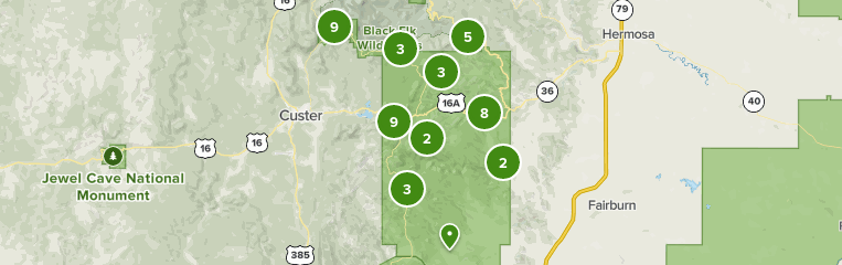 Custer State Park Trail Map Best 10 Trails In Custer State Park | Alltrails