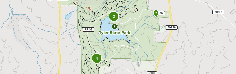 tyler state park map Best Trails In Tyler State Park Texas Alltrails