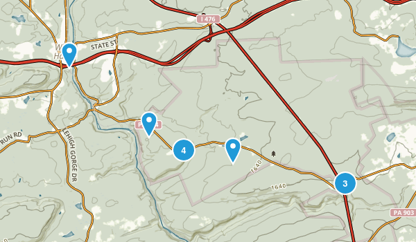 Hickory Run State Park Map