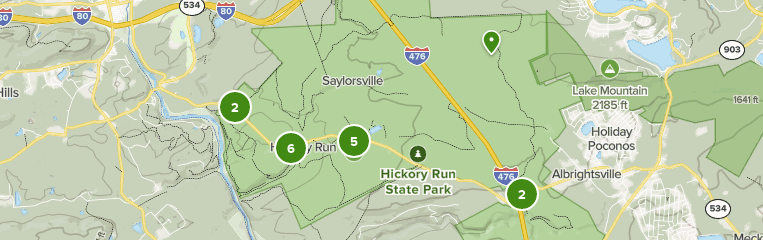 Hickory Run State Park Trail Map 7ylydv8ck8ranm