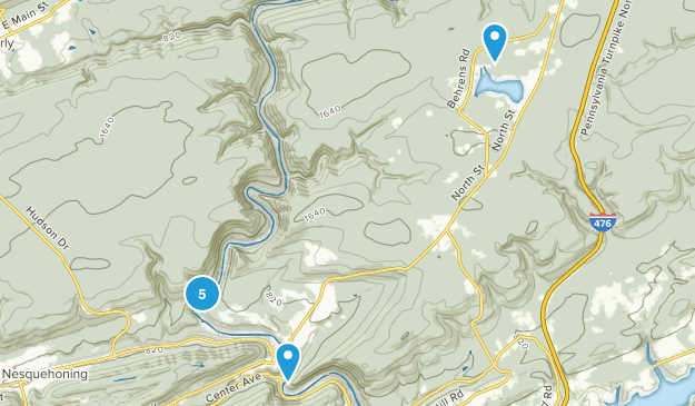 lehigh bike trail map