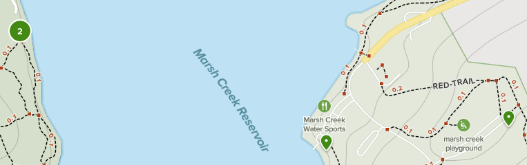 marsh creek bike trail map