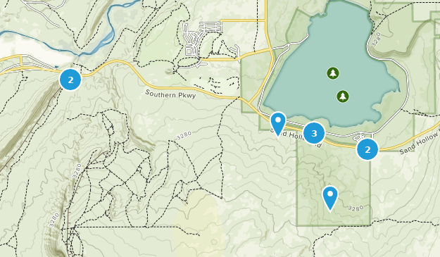 Sand Hollow State Park Map