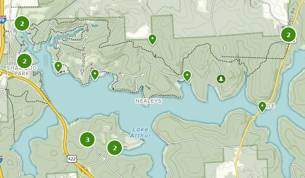 Moraine State Park Map