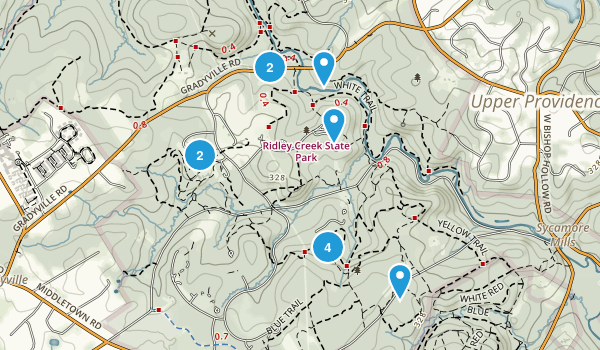 Ridley Creek State Park Map