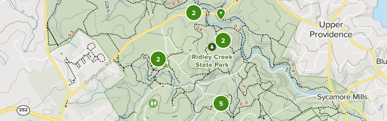 Ridley Creek State Park Map 9X7Krqkxvv6Umm