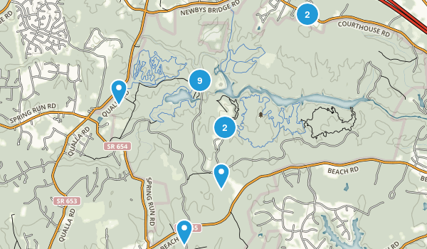 Pocahontas State Park Map