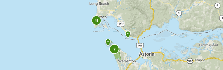 cape disappointment trails