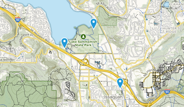 Lake Sammamish State Park Map