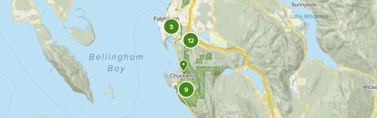 Larrabee State Park Trail Map O96L-Mol0Qixjm