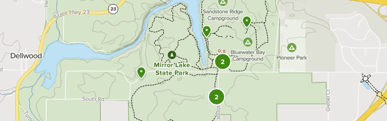 mirror lake state park hiking