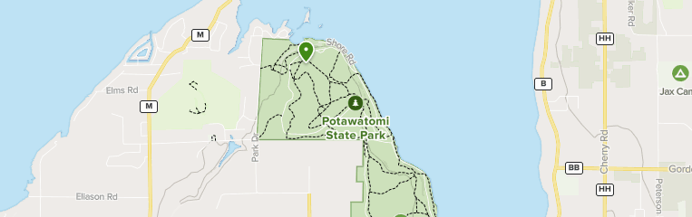 Potawatomi State Park Map Best 10 Trails In Potawatomi State Park | Alltrails