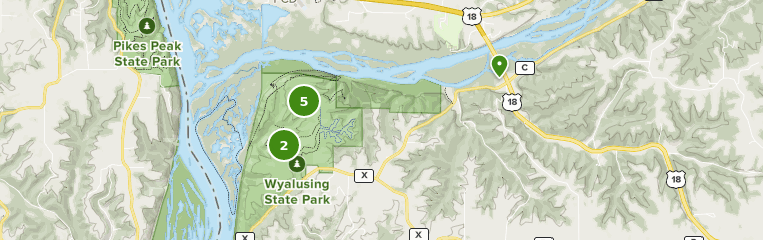 wyalusing state park map Best Trails In Wyalusing State Park Wisconsin Alltrails wyalusing state park map