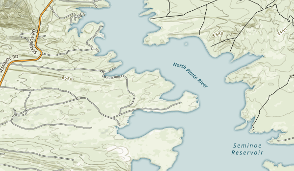 Seminoe State Park Map