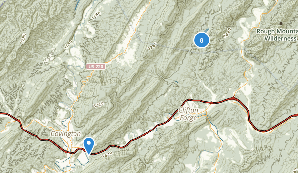 Douthat State Park Map