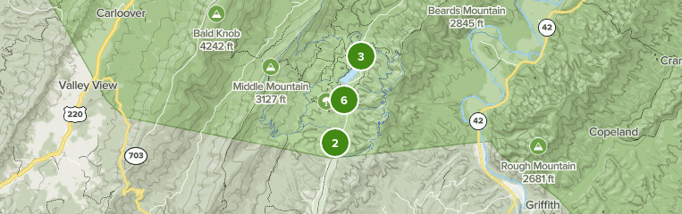 Douthat State Park Trail Map Vfv1Pp9Jms5K1M