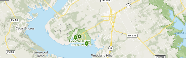 Lake whitney map