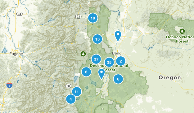 Deschutes National Forest Map - www.inf-inet.com