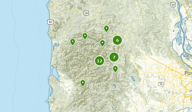 Tillamook State Forest Map