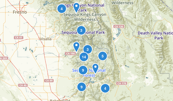sequoia national park map pdf