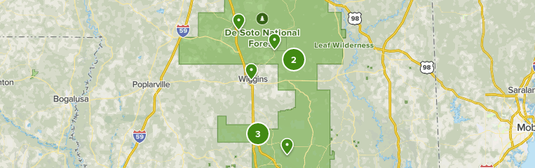 Mississippi National Forest Map Best 10 Trails In De Soto National Forest | Alltrails