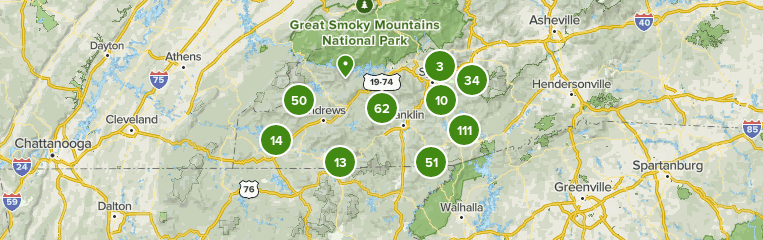 Nantahala National Forest Trail Map Zwq-_Mahjmquom