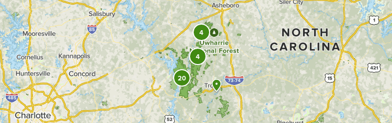 uwharrie mountain bike trails