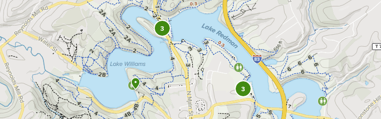 Lake Redman Trail Map Best 10 Trails In William H Kain Park Alltrails