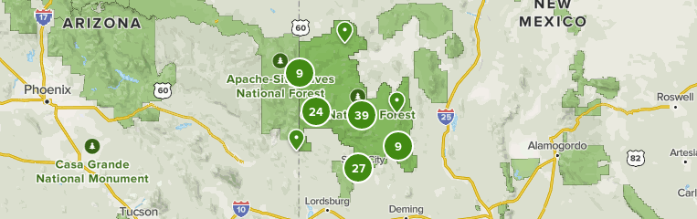 Gila National Forest Map Best 10 Trails In Gila National Forest | Alltrails