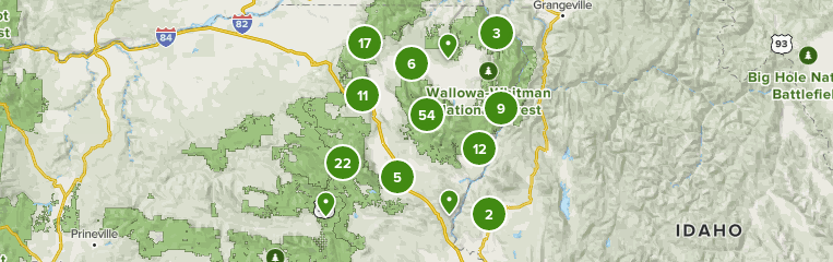 Wallowa Whitman National Forest Map Best 10 Trails In Wallowa Whitman National Forest | Alltrails